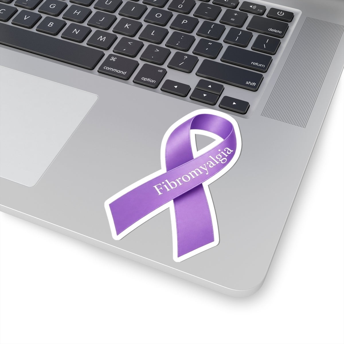 Fibromyalgia Awareness Ribbon Sticker | Purple Fibro Decal